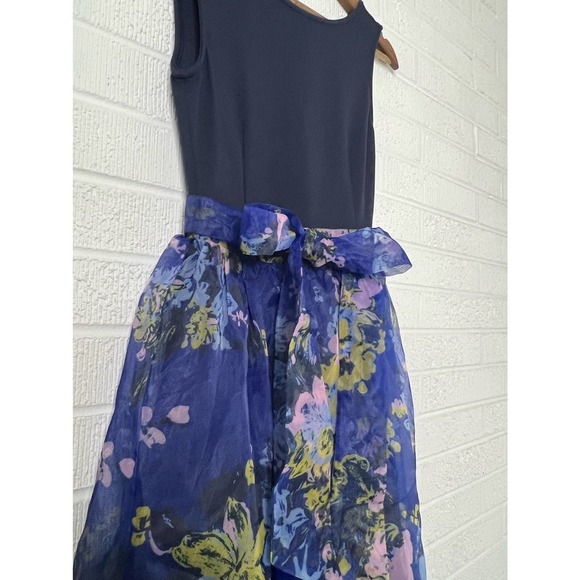 Modcloth dress array of invitations maxi tie waist size xs - Picture 5 of 11